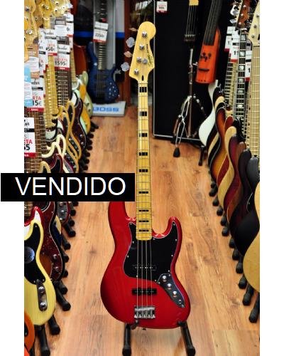 Squier Vintage Modified Jazz Bass 70s Candy Apple Red